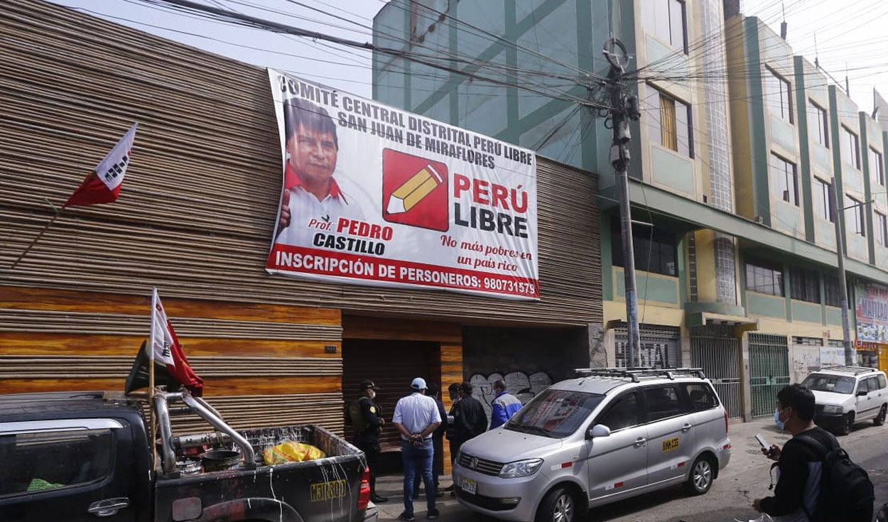 Denuncian robo en local de Perú Libre en San Juan de Miraflores