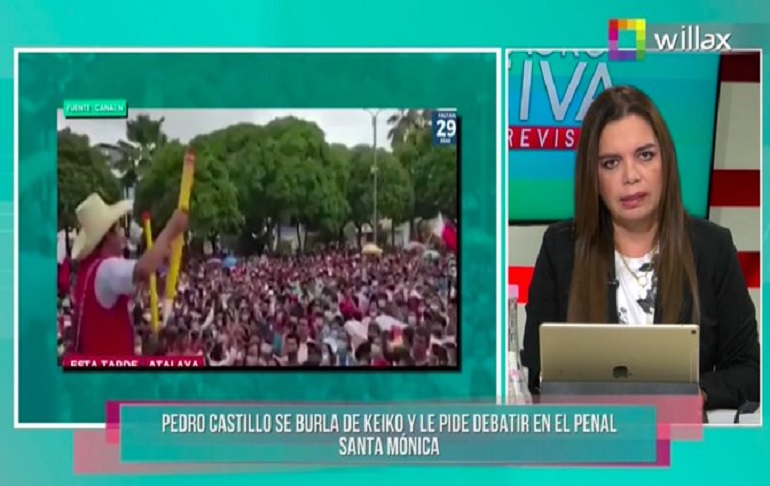 Milagros Leiva: "Pedro Castillo está tratando de humillar a Keiko Fujimori"