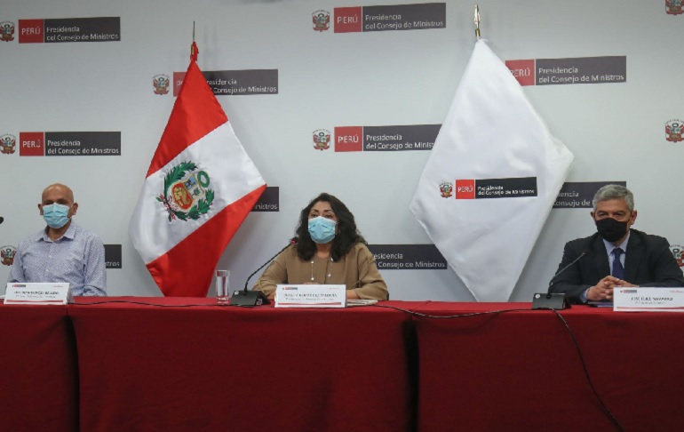 Ministros brindarán conferencia sobre acciones del Ejecutivo frente a la pandemia