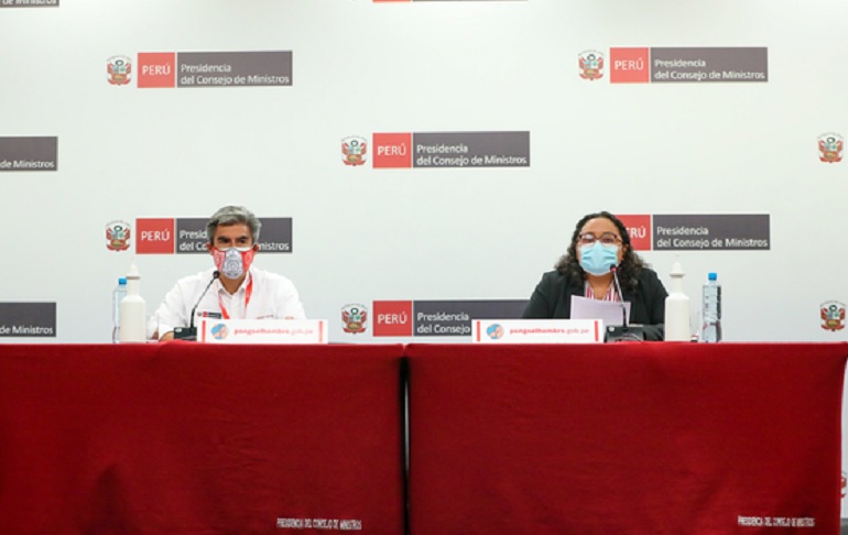 Ministros brindarán conferencia sobre acciones del Ejecutivo frente a la pandemia