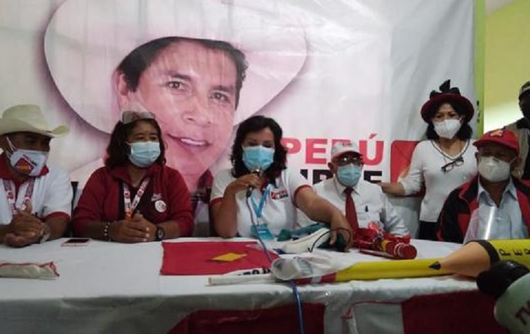 PNP identificó a presunto miembro de Movadef en conferencia de Perú Libre