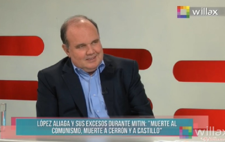 Rafael López Aliaga: Hay gente que está siendo extorsionada por Vladimir Cerrón