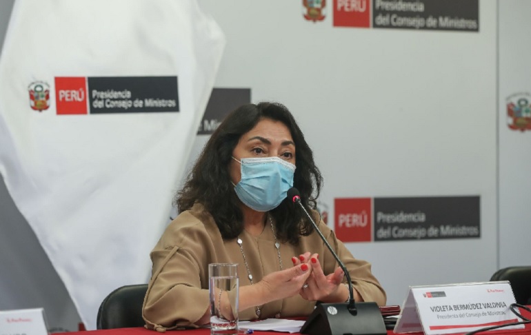 Violeta Bermúdez informará esta tarde sobre medidas contra la pandemia