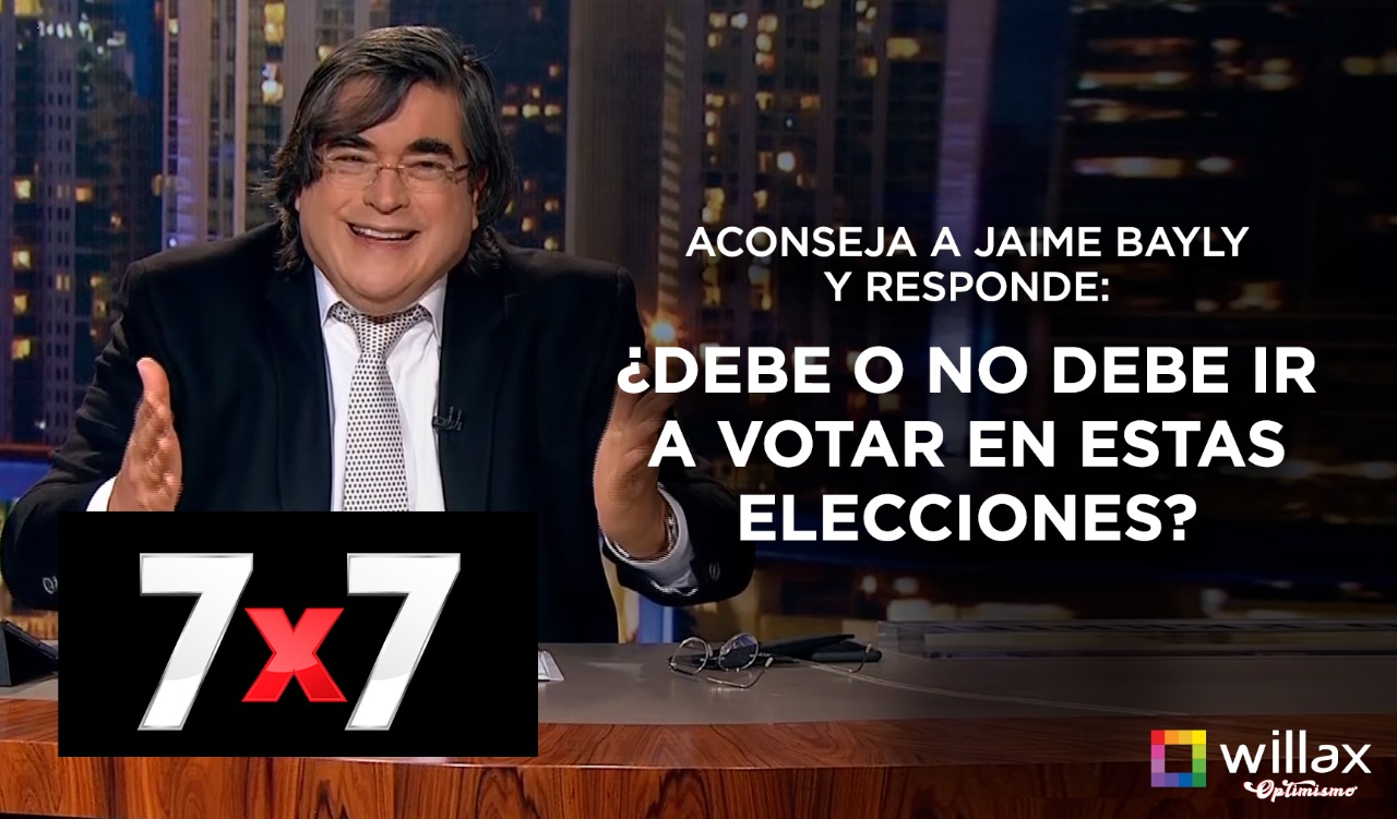 Aconseja a Jaime Bayly y responde: ¿Debe o no debe ir a votar en estas elecciones?