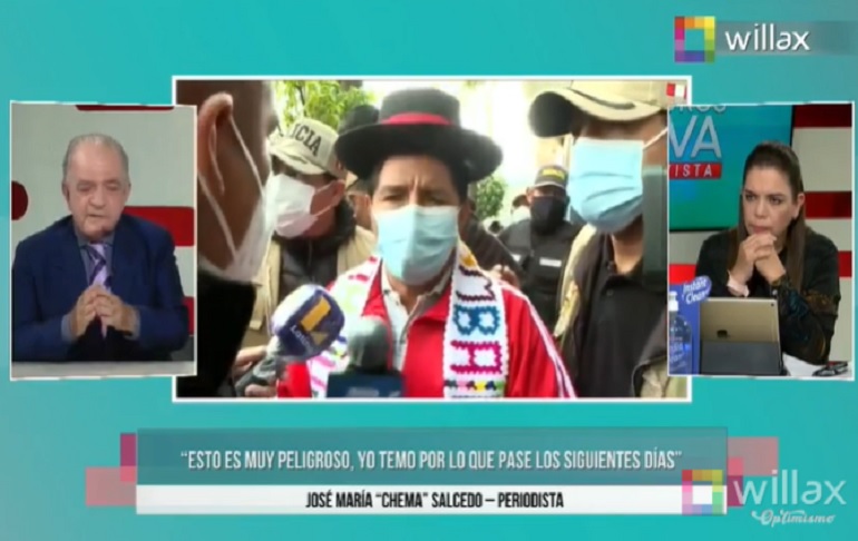 ‘Chema’ Salcedo: Pedro Castillo está obligado a explicar sus lazos con Movadef, eso no es terruqueo