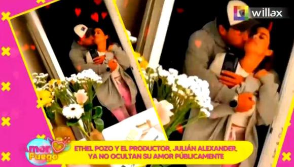 Amor y Fuego: Ethel Pozo y el productor, Julián Alexander, ya no ocultan su amor públicamente