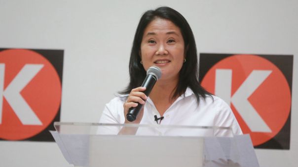 Keiko Fujimori llegó a Palacio para pedir al presidente Francisco Sagasti que solicite una auditoría al proceso electoral