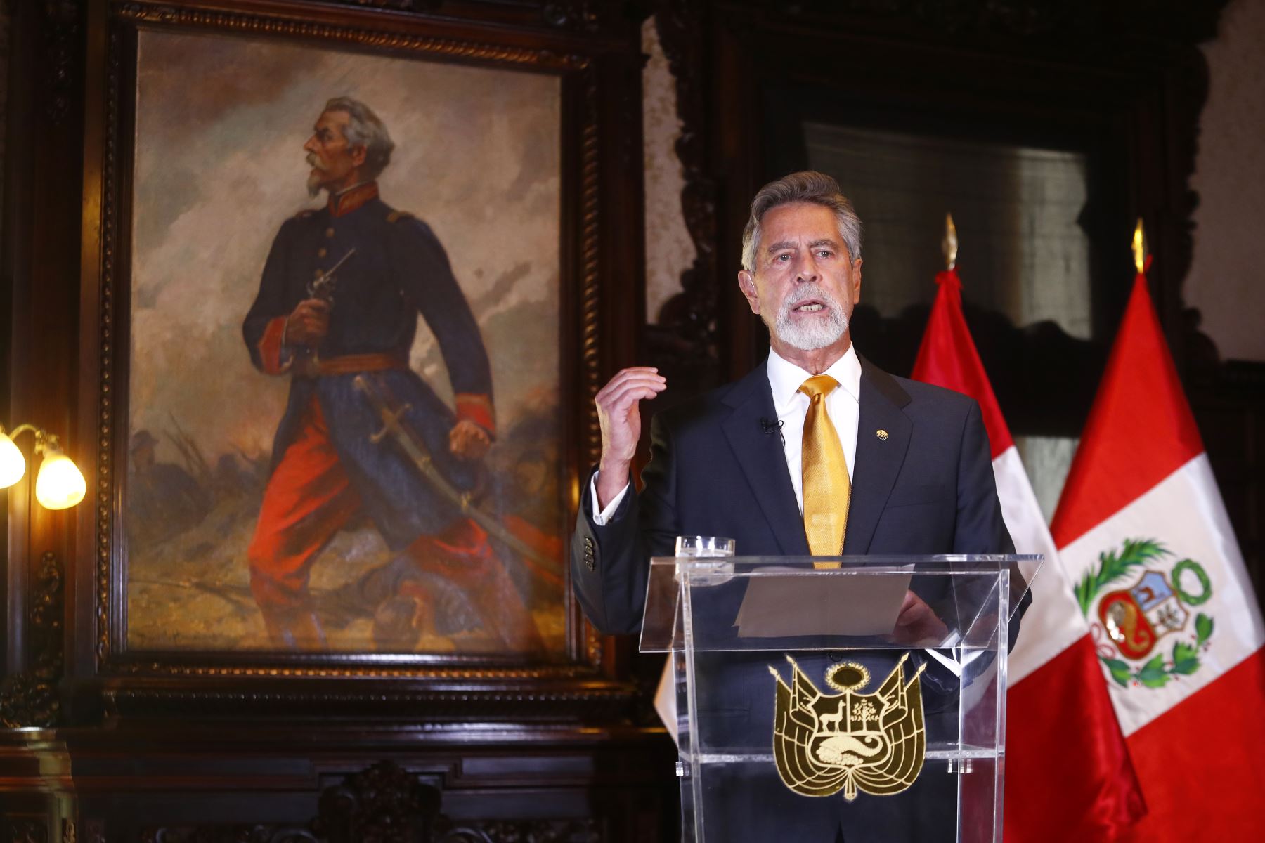 Portada: Francisco Sagasti participó en ceremonia por 141 aniversario de la Batalla de Arica