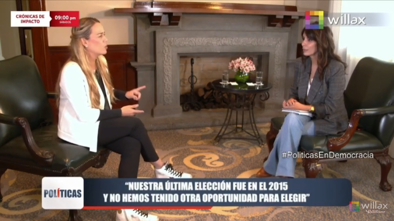 Lilian Tintori: “Nuestra última elección fue en el 2015”