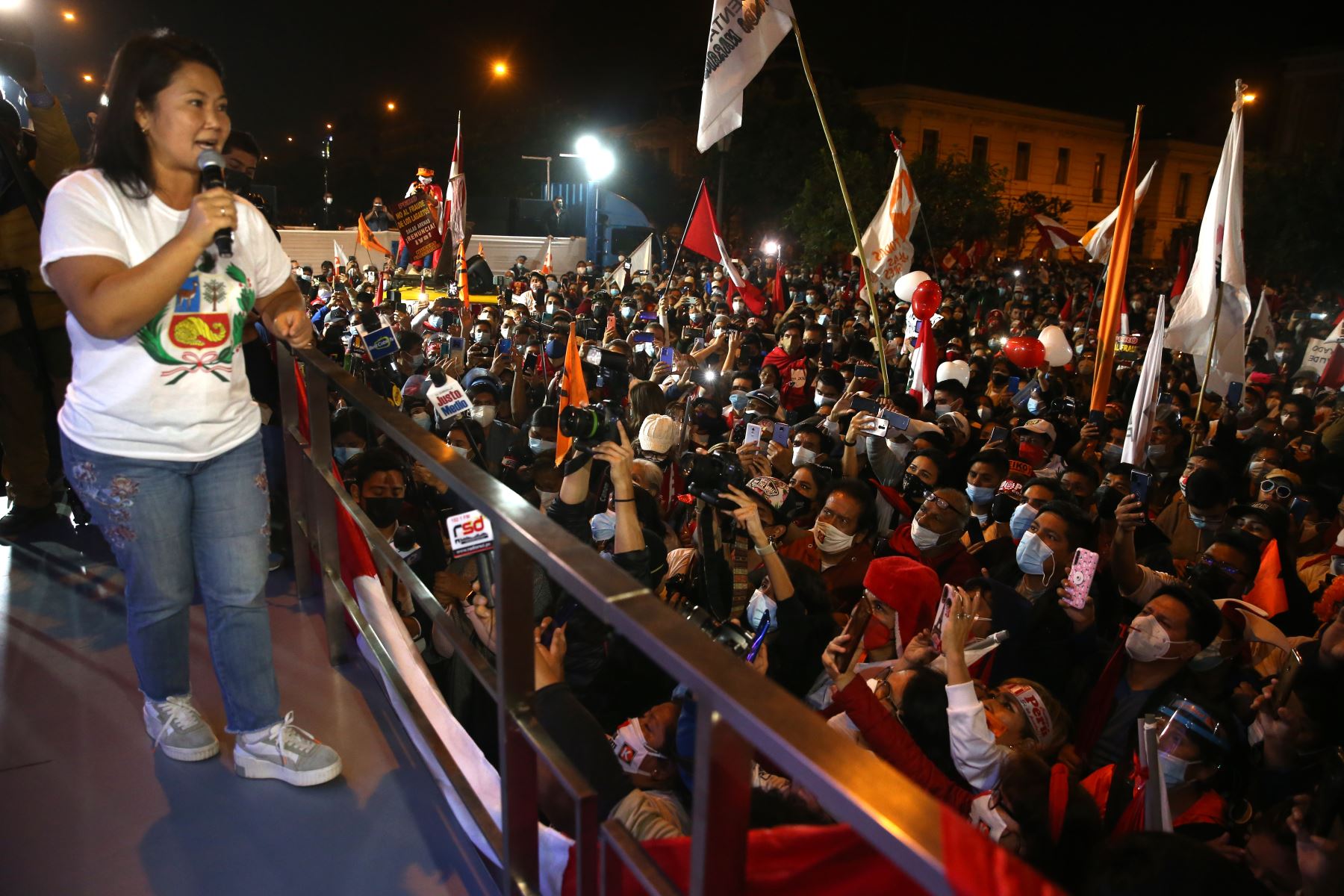 Portada: Keiko Fujimori participará hoy en marcha convocada en Centro de Lima