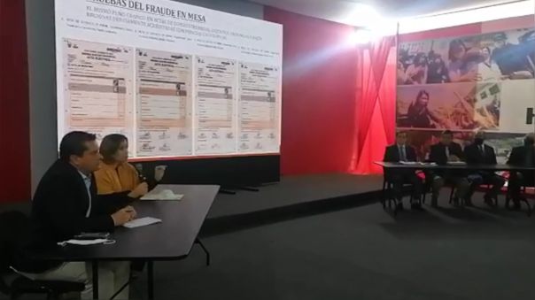 Fuerza Popular pide al JNE considerar auditoria internacional de las elecciones en segunda vuelta