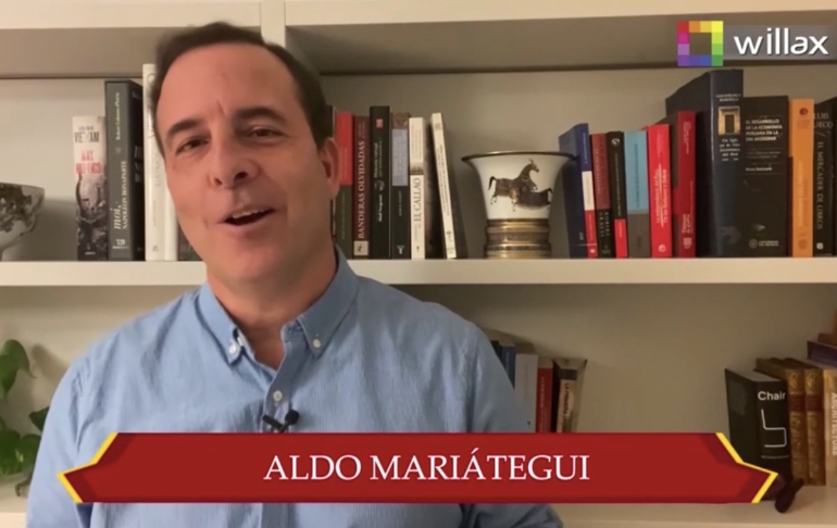 Portada: A. Mariátegui: "Los rojos mendocistas de Juntos por el Perú quieren una gran transformación, no una hoja de ruta"