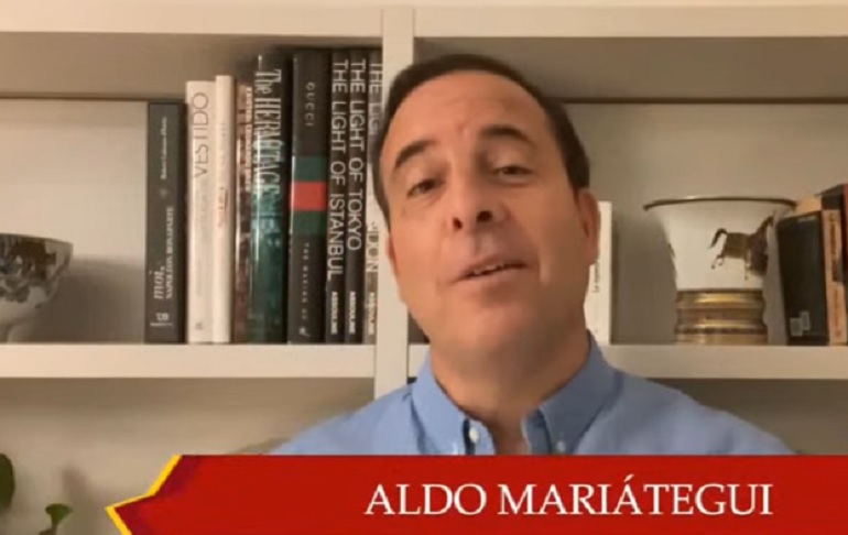 Aldo Mariategui pide que no haya violencia después de las elecciones: "Aceptemos el veredicto de las urnas nos guste o no"
