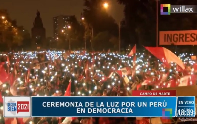 Miles de ciudadanos participaron este sábado de la gran marcha "Respeta mi voto"