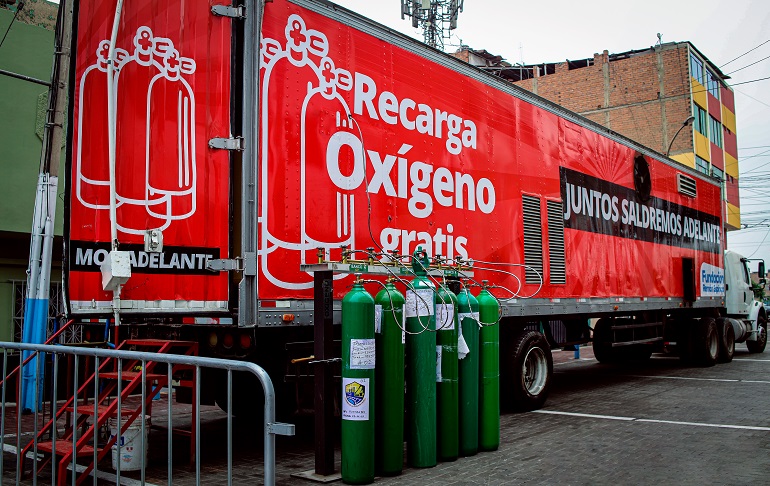 Carmen de la Legua-Reynoso: Planta de oxígeno móvil abastecerá con 140 balones gratuitos a familias