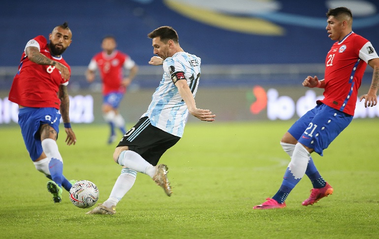 Portada: Copa América: Argentina empató 1-1 con Chile en el debut del grupo B [VIDEO]