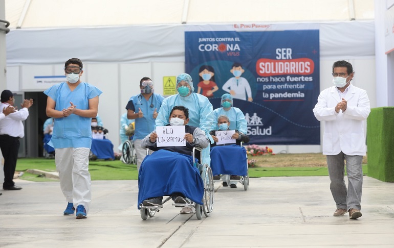 Red Sabogal: Más de 50 pacientes que vencieron al COVID-19 fueron dados de alta a vísperas del Día del Padre