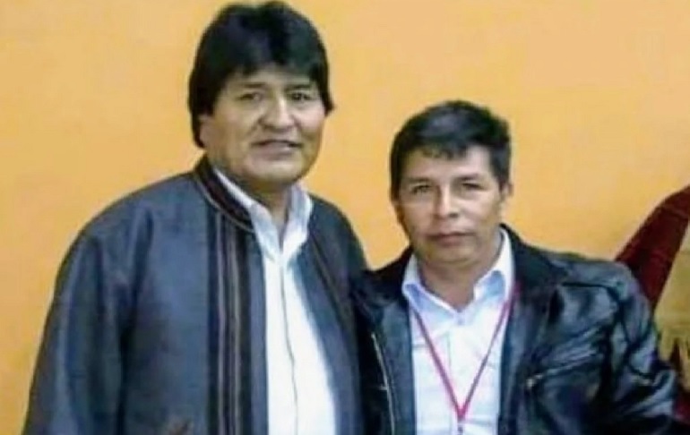 Evo Morales felicita a Pedro Castillo antes de que termine el recuento de votos: "Muchas felicidades por esta victoria"