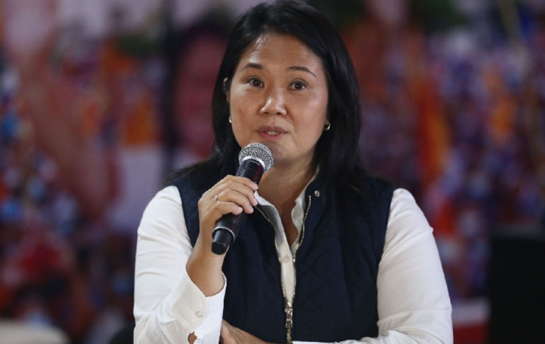 Portada: Keiko Fujimori: Fuerza Popular presentó recurso de hábeas data para acceder a lista de electores