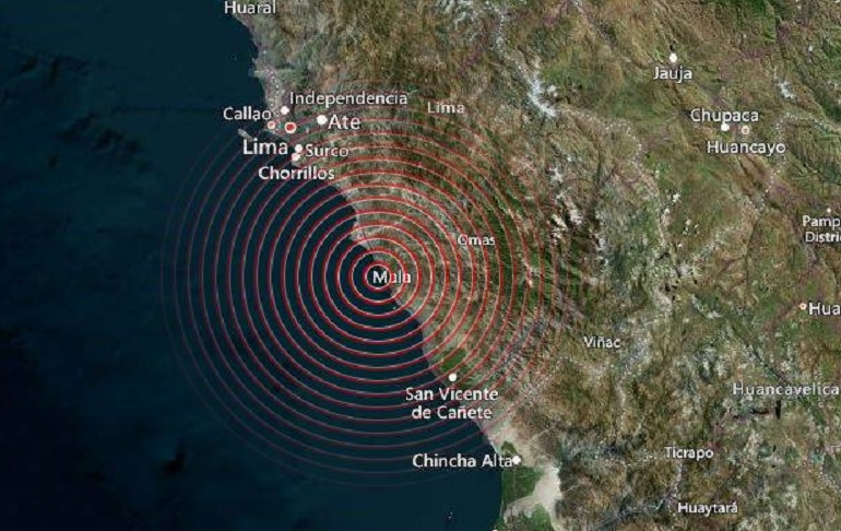 Portada: Sismo de magnitud 6.0 en Mala: Marina de Guerra del Perú descartó tsunami