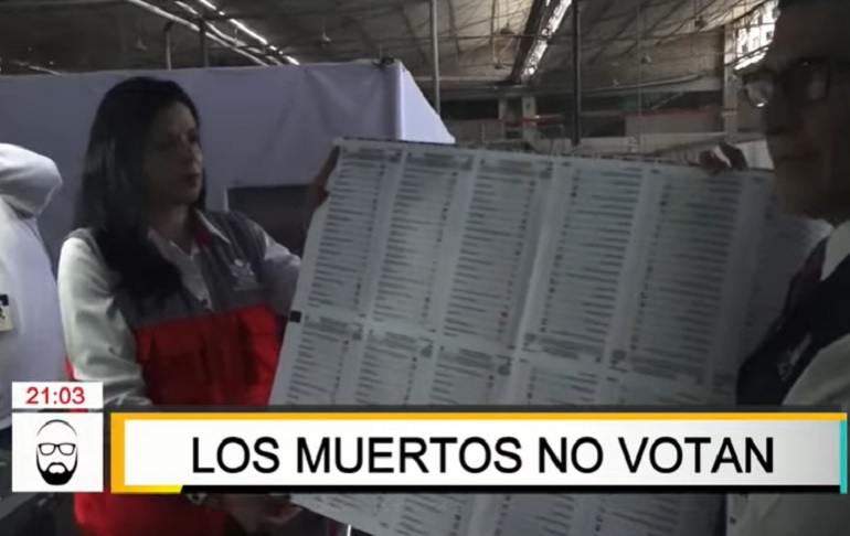 Beto A Saber: Fallecidos antes del cierre del padrón están habilitados para votar en la segunda vuelta