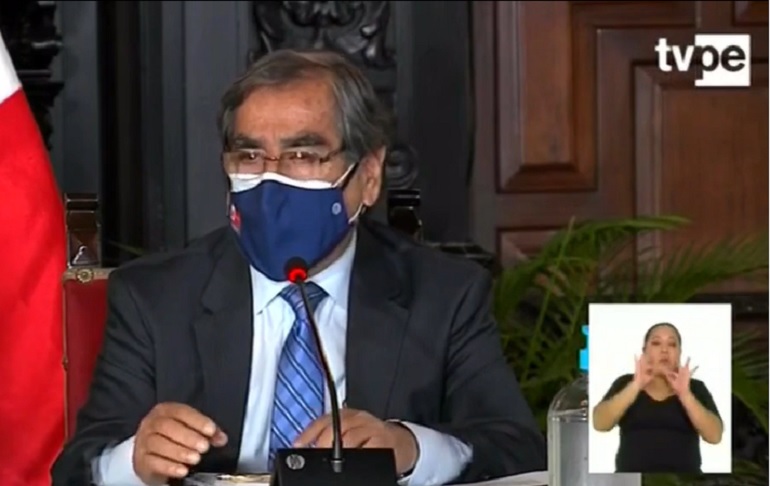 Portada: Óscar Ugarte: El Gobierno ha identificado en Arequipa la variante india