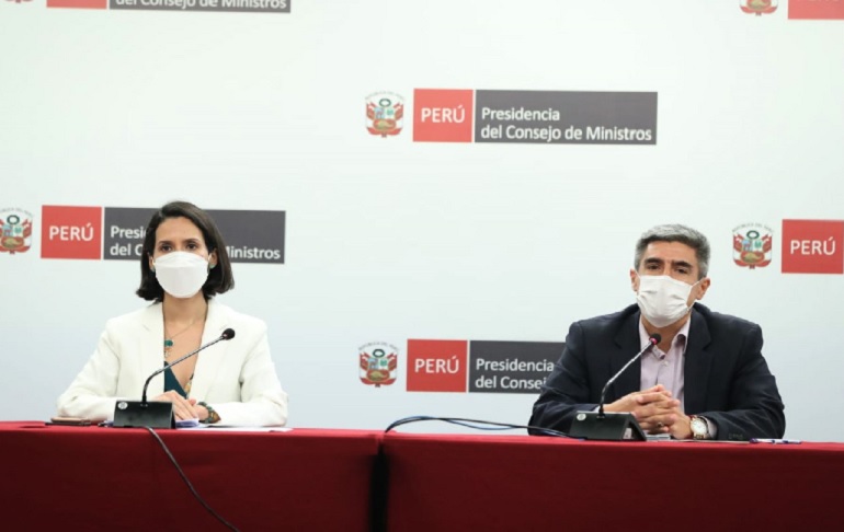 Ministros brindarán conferencia sobre acciones del Ejecutivo frente a la pandemia