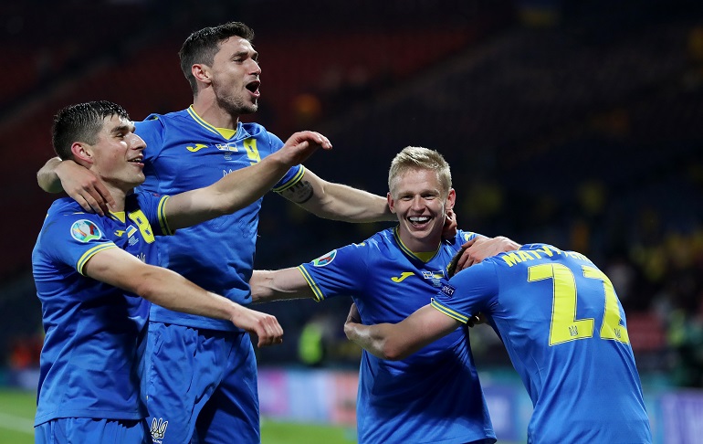 Eurocopa 2021: Ucrania venció 2-1 a Suecia y clasificó por primera vez en su historia a los cuartos de final