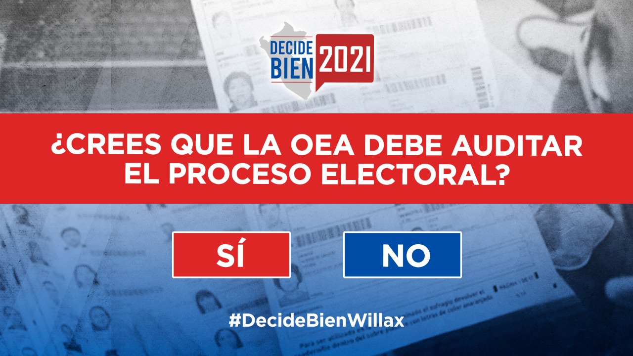 Portada: Encuesta: ¿Crees que la OEA debe auditar el proceso electoral?