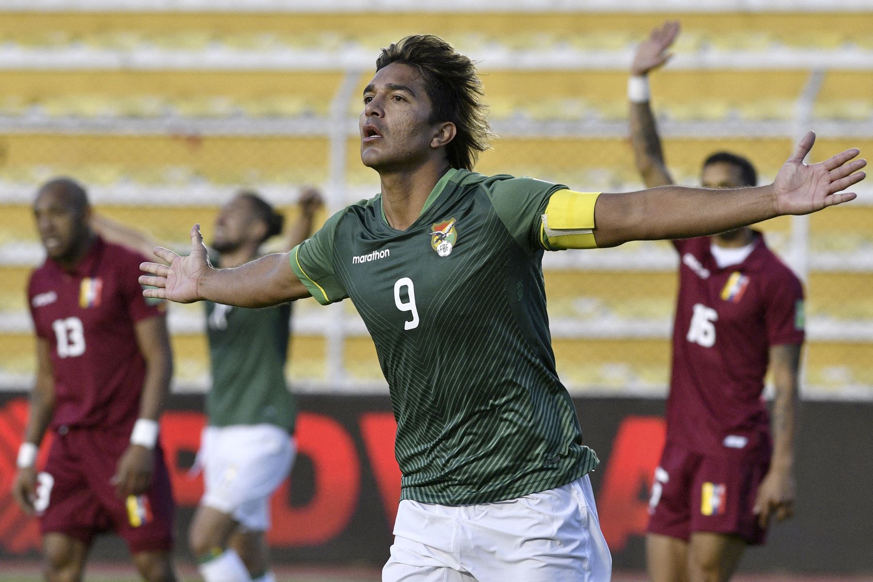 Con dos goles de Marcelo Martins, Bolivia gana su primer partido en las Eliminatorias