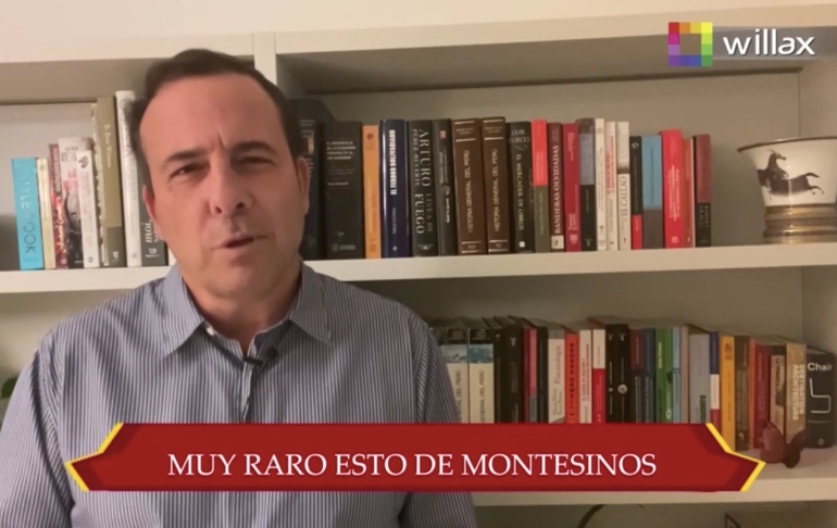 Portada: A. Mariátegui: "Por lo que habla Montesinos, no está en contacto con Keiko ni con su padre"