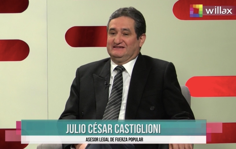 Julio César Castiglioni: "No me queda ninguna duda de que Perú Libre hizo trampa en la primera vuelta"