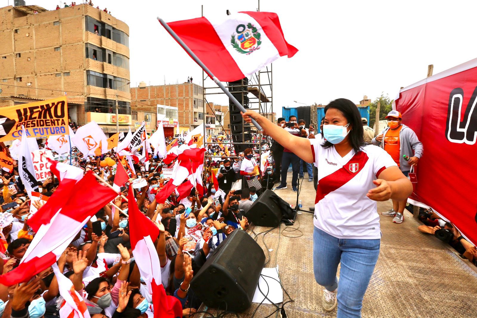 Fuerza Popular anuncia cierre de campaña de Keiko Fujimori para este jueves a las 3 p.m. en la Plaza San Martín