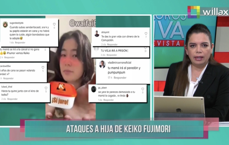 Milagros Leiva: "Guardar silencio por el ciberbullying que le están haciendo a Kyara Villanella Fujimori es ser cómplice"