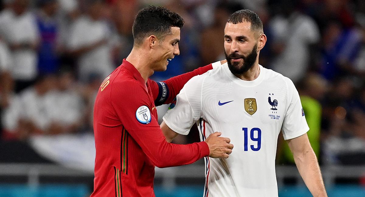 Portugal y Francia empataron 2 a 2 en partidazo por la Eurocopa con doblete de Cristiano Ronaldo y Benzema