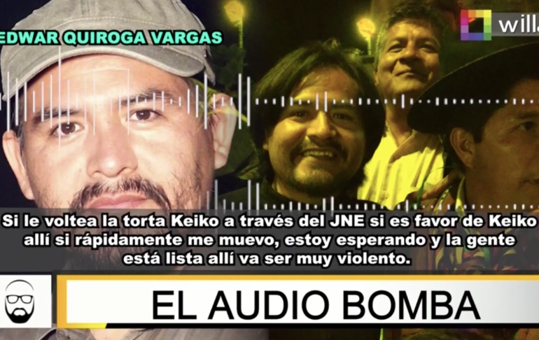 Portada: Edwar Quiroga Vargas, operador islámico que apoya a Pedro Castillo: "Si es favor de Keiko, rápidamente me muevo y va a ser muy violento"