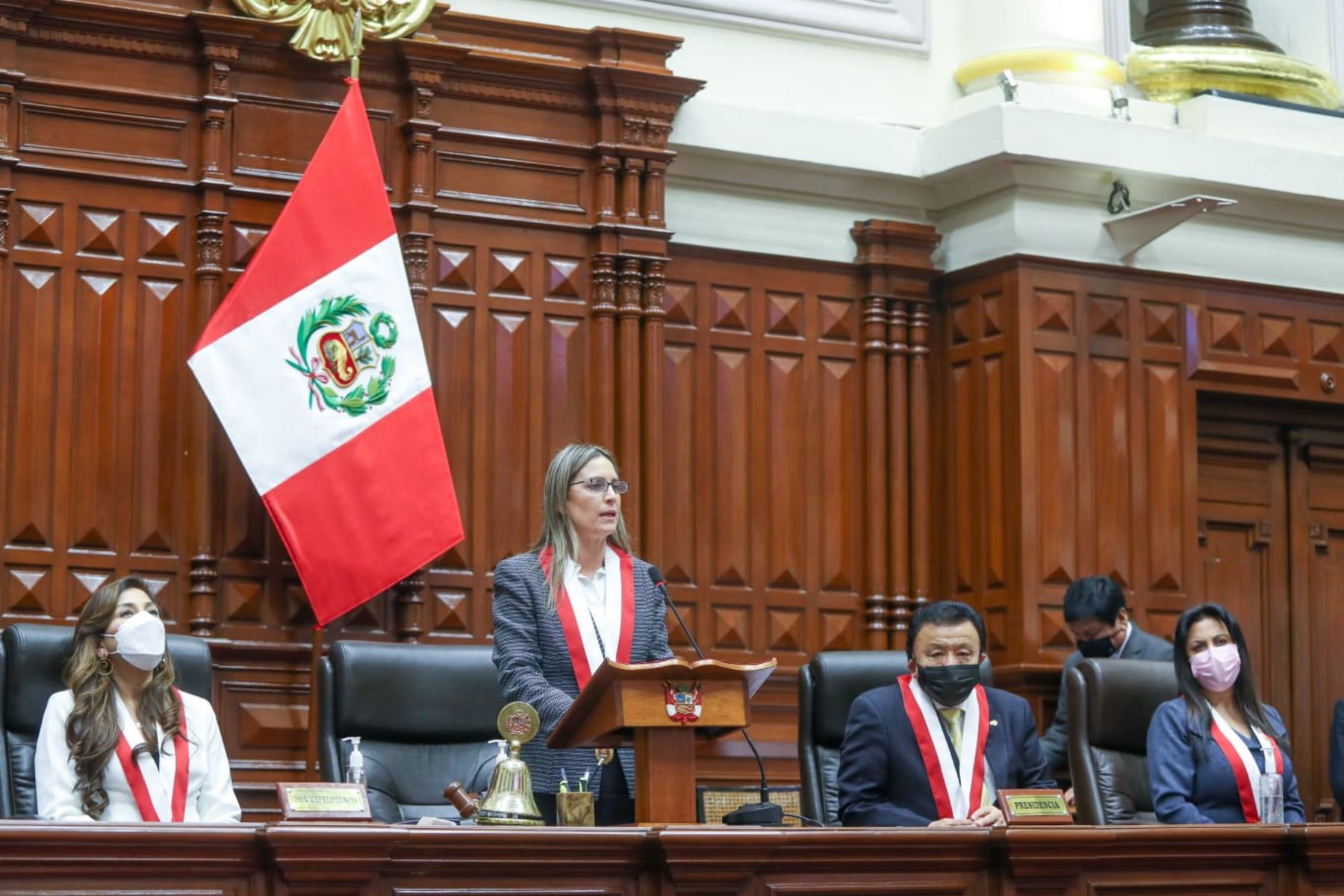 Portada: Congreso: María del Carmen Alva instala periodo anual de sesiones 2021-2022