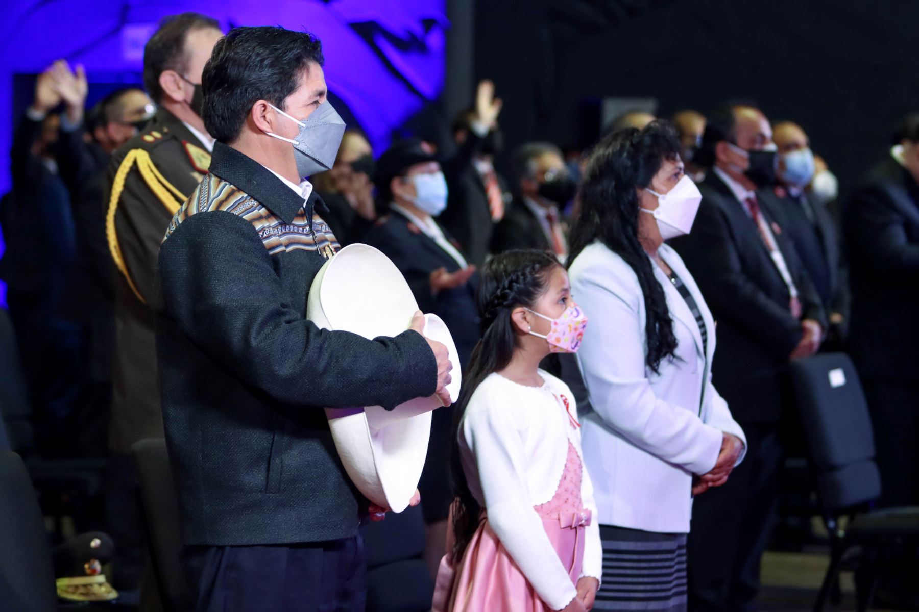 Pedro Castillo participó en ceremonia de Acción de Gracias por el Perú