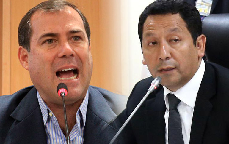 Portada: Congreso: Aprueban el archivamiento de las denuncias constitucionales contra Bruno Giuffra y Clemente Flores