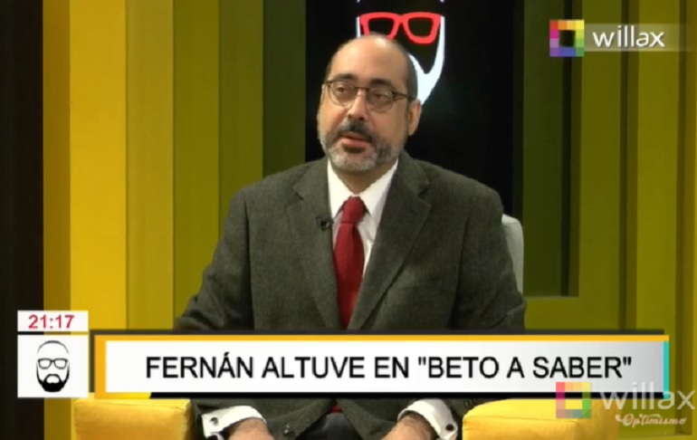 Portada: Fernán Altuve: Pensaba que Martín Vizcarra debía ir a la cárcel, pero ahora creo que debe ir al manicomio