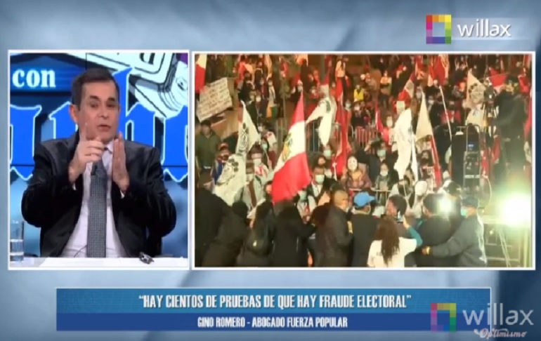 Gino Romero: Hay actas que han sido desaparecidas y votos cambiados