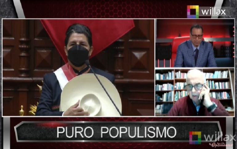 Ismael Benavides: Con este discurso de Pedro Castillo la economía estará paralizada dos o tres años