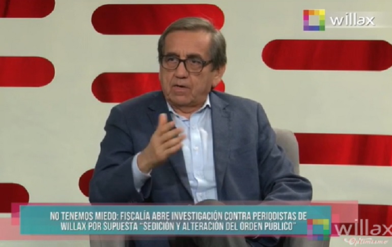 Portada: Jorge del Castillo: Una sanción administrativa del gobierno contra la prensa es amedrentamiento