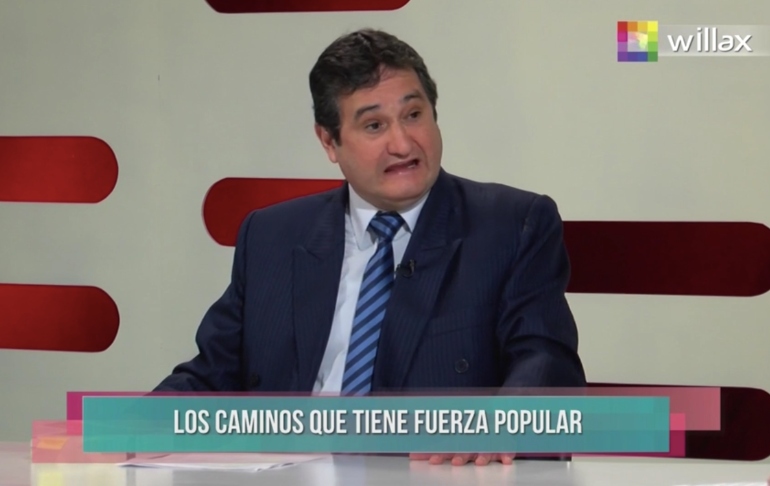 Julio César Castiglioni: "De ser proclamado Pedro Castillo, sería un presidente deslegitimado"