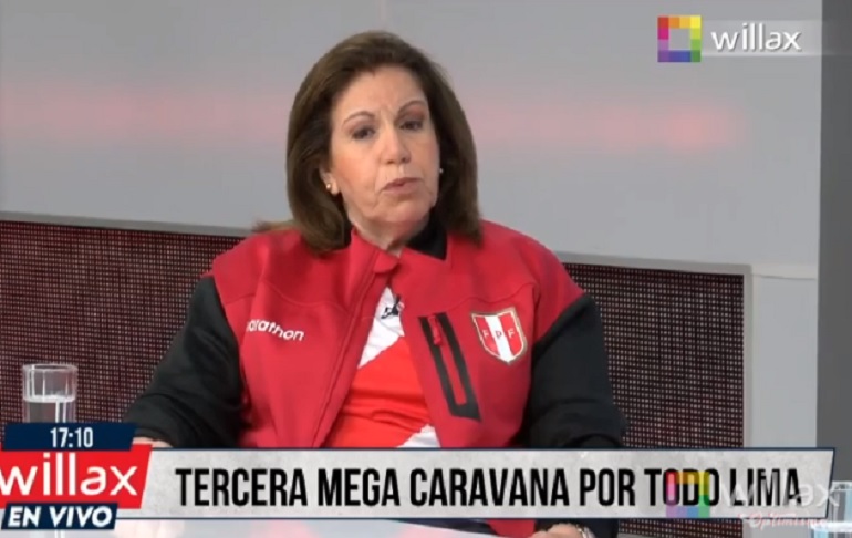 Lourdes Flores Nano: "Espero que la lista encabezada por María del Carmen Alva sea la vencedora"