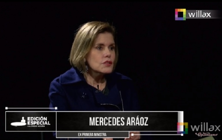 Mercedes Aráoz: Si me habría quedado en la vicepresidencia, hubiera tenido que cargar con los delitos de Martín Vizcarra