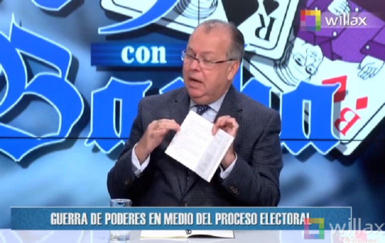 Natale Amprimo: No existe el referéndum directo para una reforma constitucional