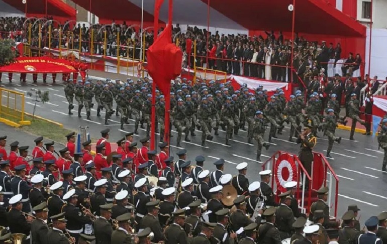 Portada: Fiestas Patrias: Parada Militar se realizará el viernes 30 de julio