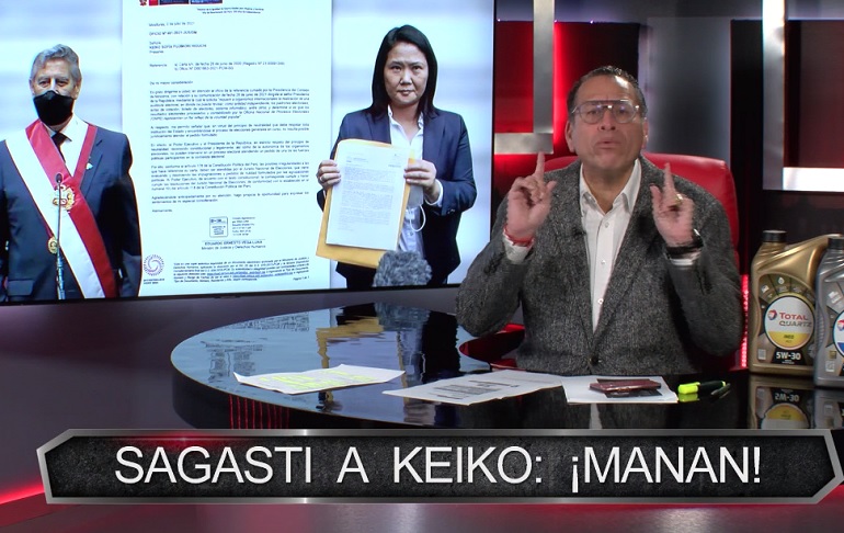 Phillip Butters: "Palacio de Gobierno le ha tirado un portazo a Keiko Fujimori"