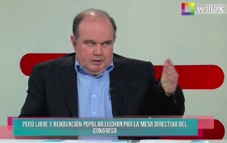 Portada: Rafael López Aliaga: Francisco Sagasti es un filoterrorista que tiene una posición tomada por sus aliados de izquierda